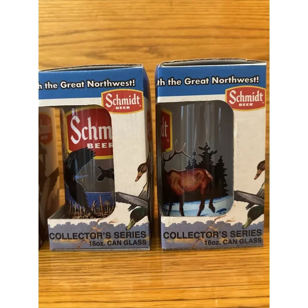 Schmidt 16 oz. Wildlife Assorted Can Glass 4-Piece Set
